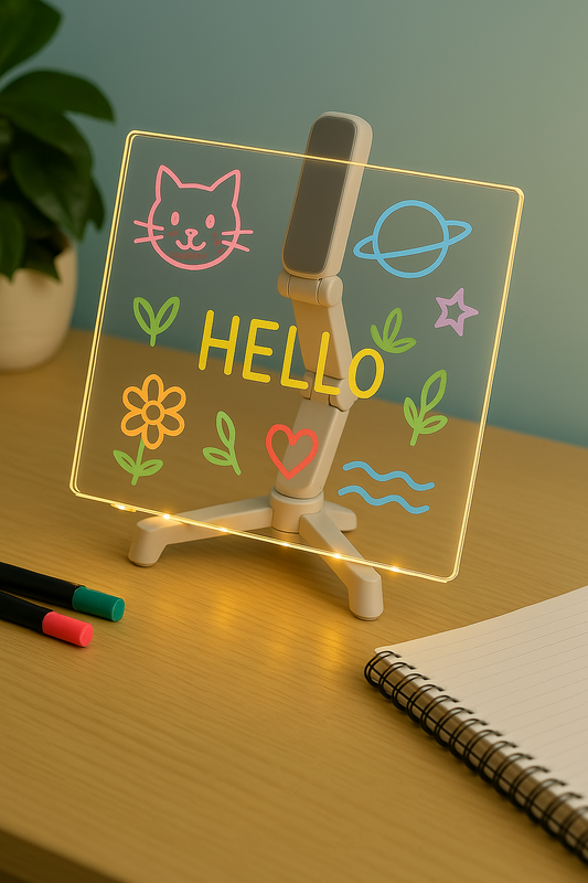 🟡 Color Pad MINI – Le Petit Tableau LED à Emporter Partout ✨