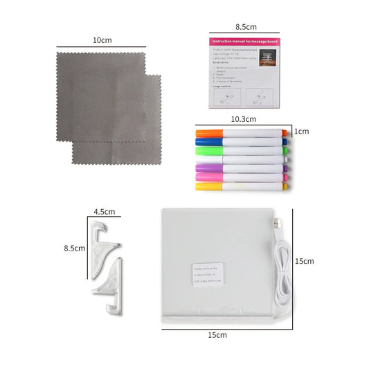 🟡 Color Pad MINI – Le Petit Tableau LED à Emporter Partout ✨